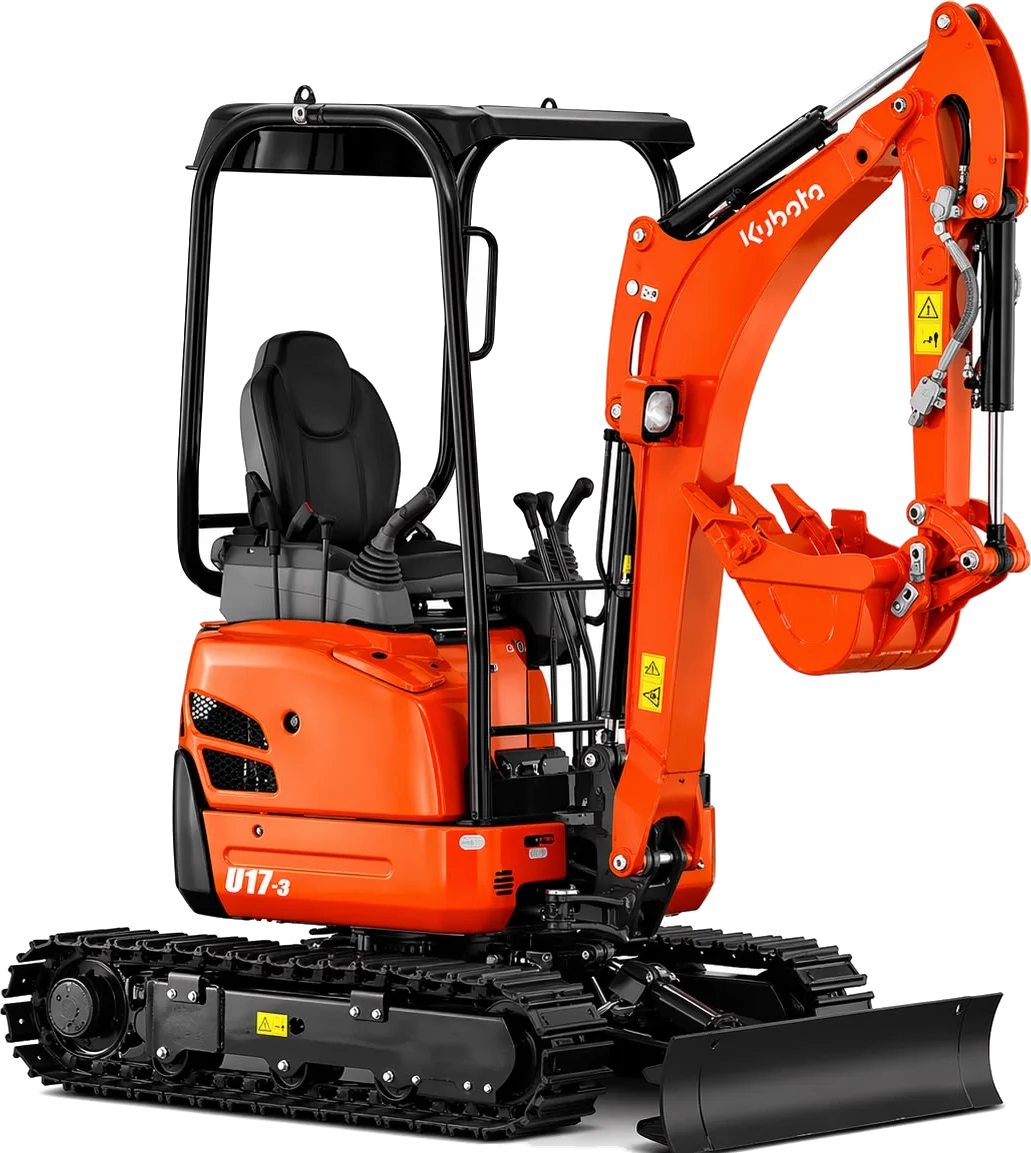 Our Kubota U17-3 mini poclain